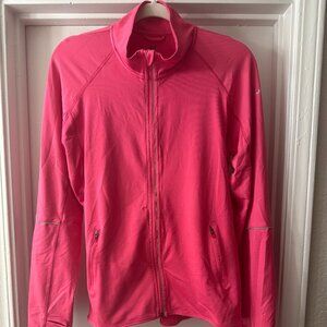 H&M Sport Bright Pink Full-Zip Stretch Jacket